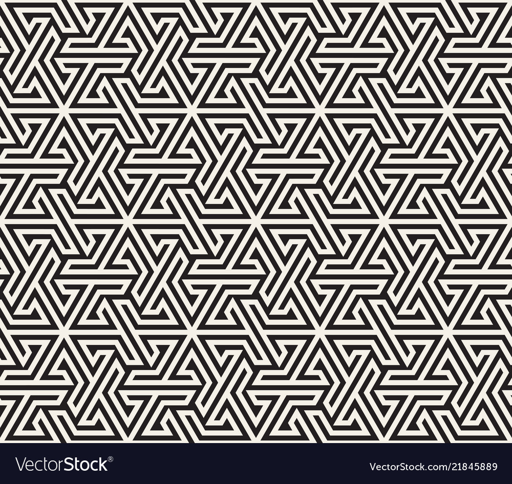Geometric Line Pattern - Abstract