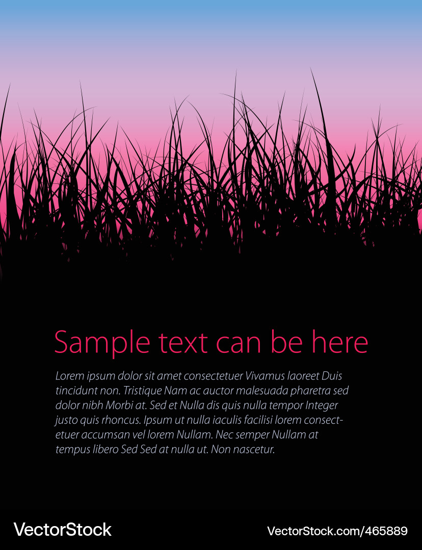 Grass background Royalty Free Vector Image - VectorStock