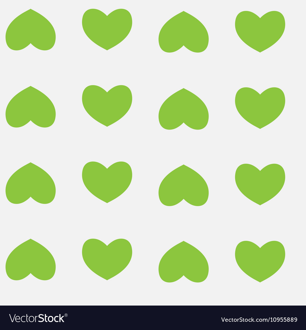 Seamless pattern with hearts