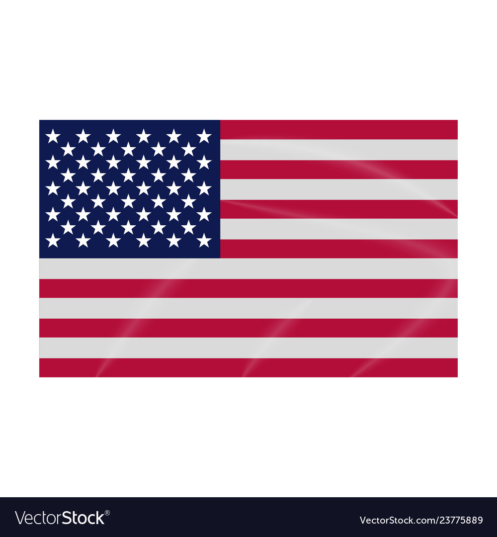 USA Flag Icon - Colored