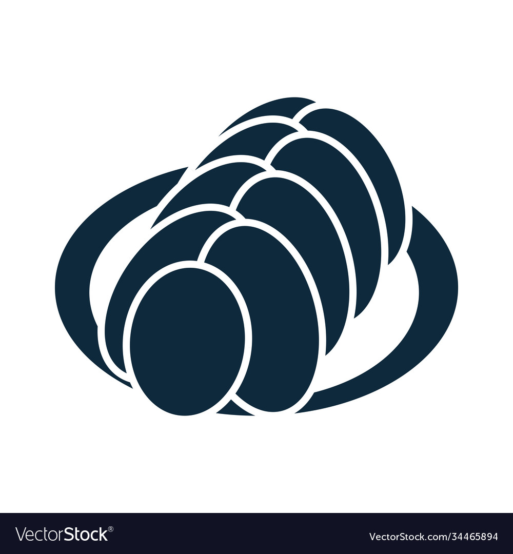 Bread on saucer food breakfast silhouette icon