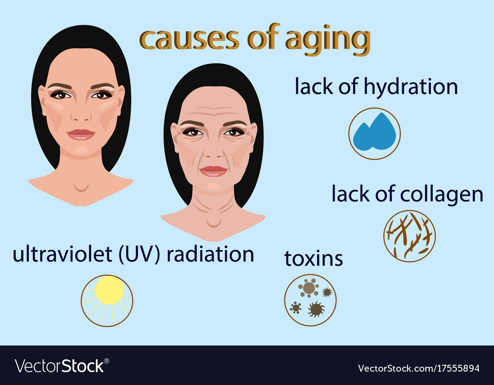 Causes of aging with two