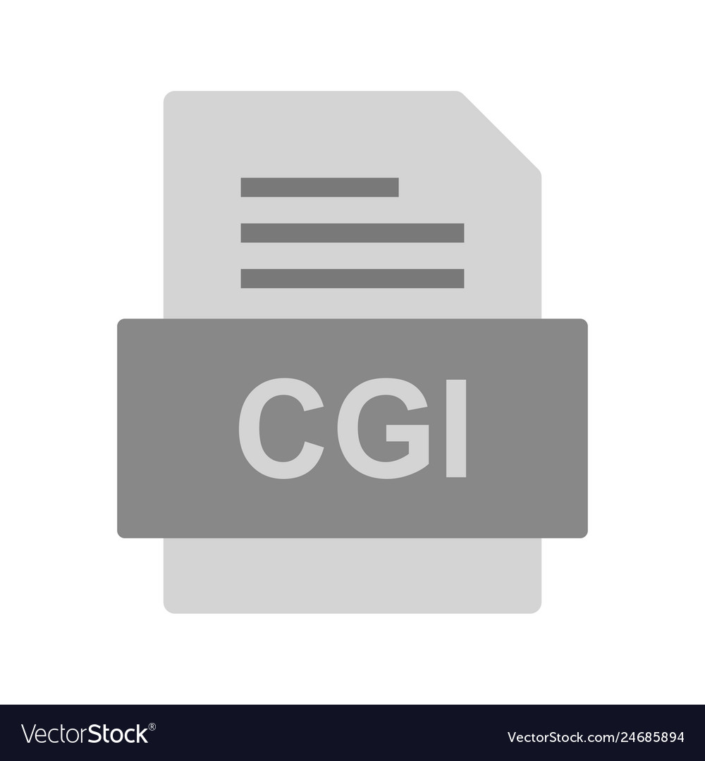 Cgi file document icon
