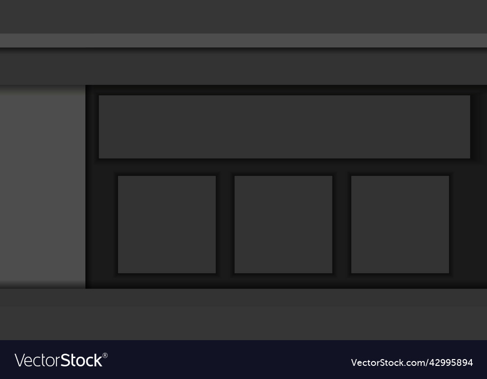 Empty web page Vector Image Empty web page