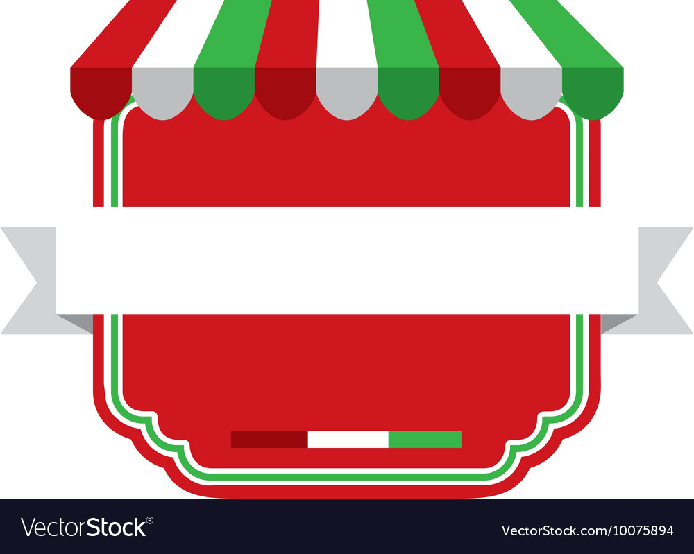 Frame with ribbon isolated icon design