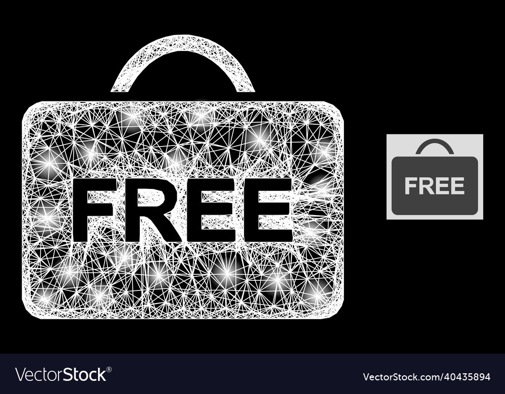Glossy linear mesh free case with lightspots