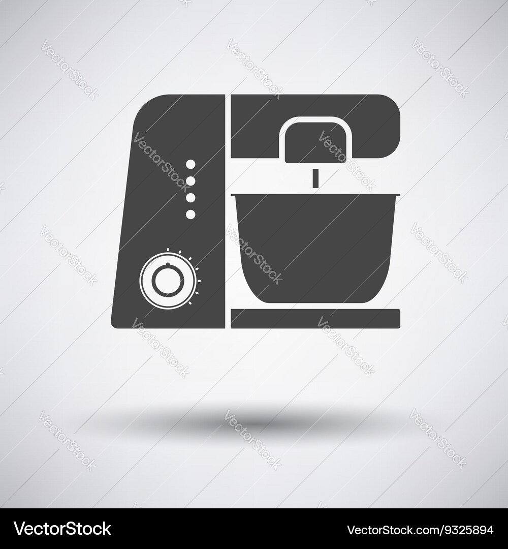 Kitchen food processor icon Royalty Free Vector Image