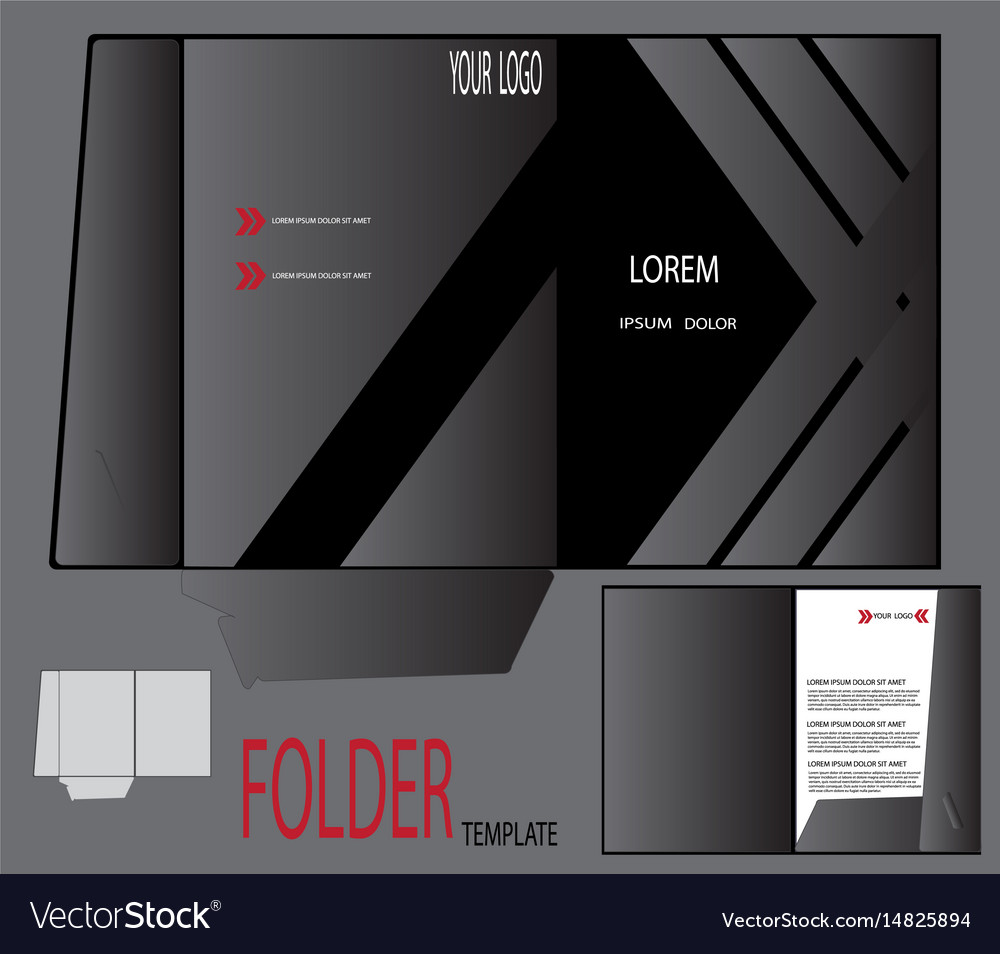 Presentation folder template