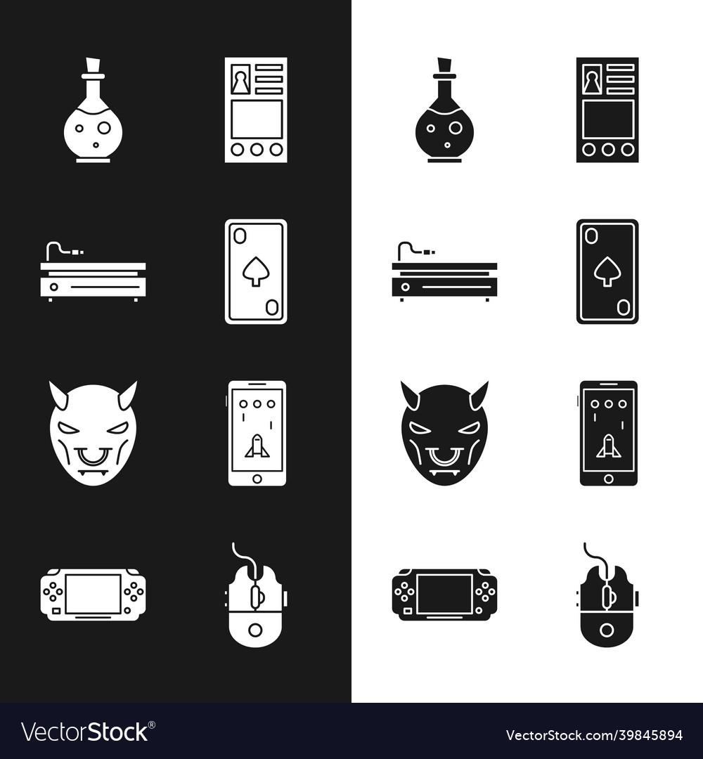 Set playing card with diamonds video game console vector image Set playing card with diamonds video game console