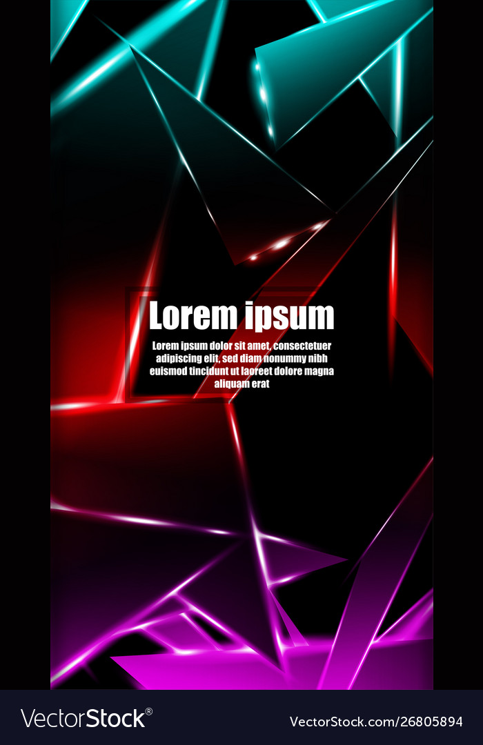 Vertical abstract design background a luminous vector image Vertical abstract design background a luminous