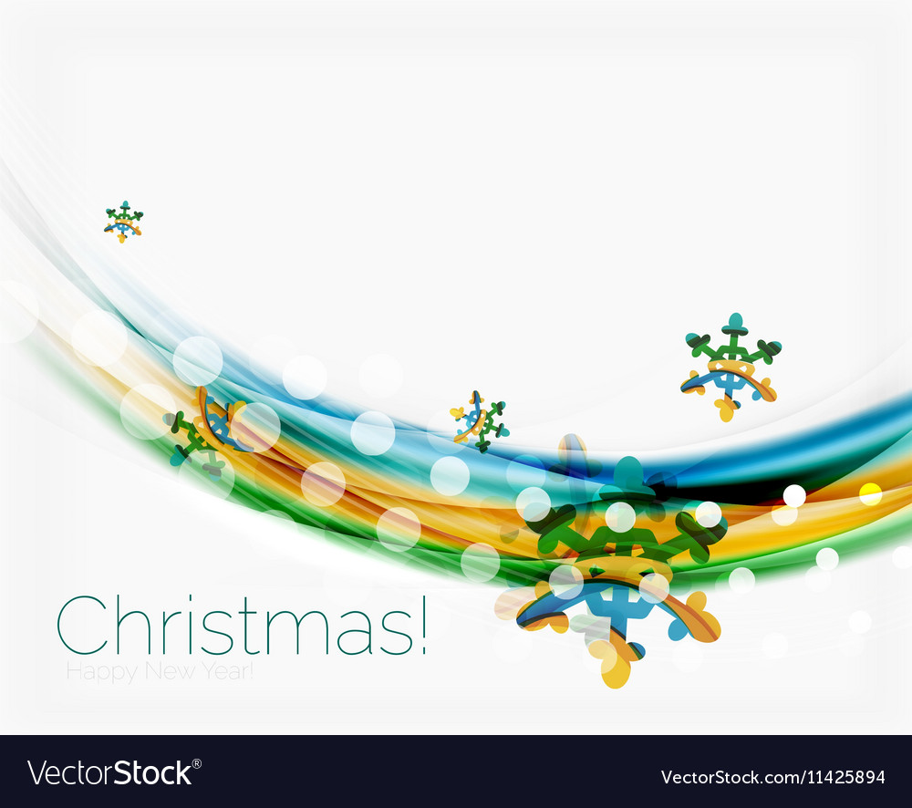 Wave with snow background Royalty Free Vector Image