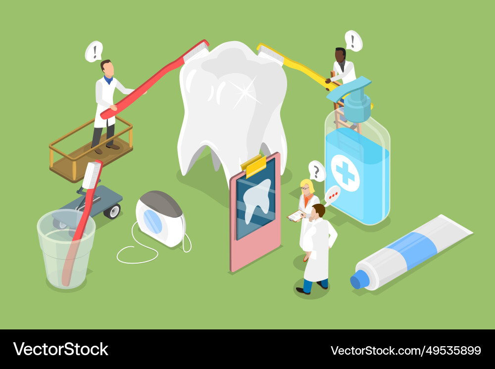 3d isometric flat Royalty Free Vector Image - VectorStock