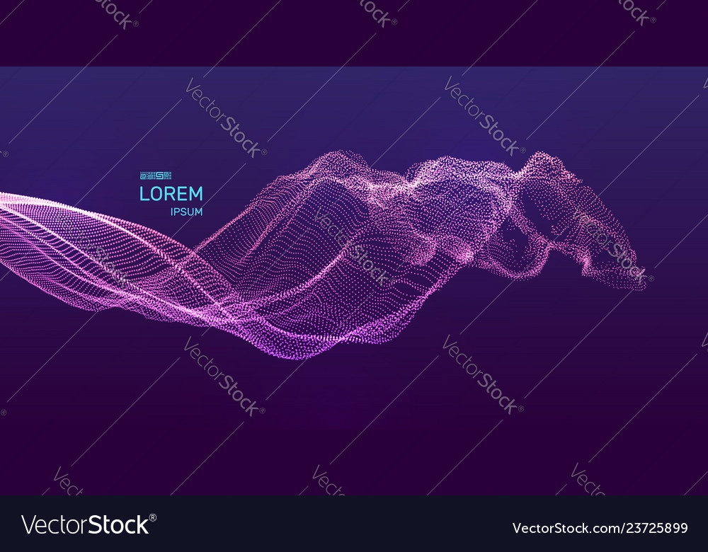 Array with dynamic emitted particles water splash