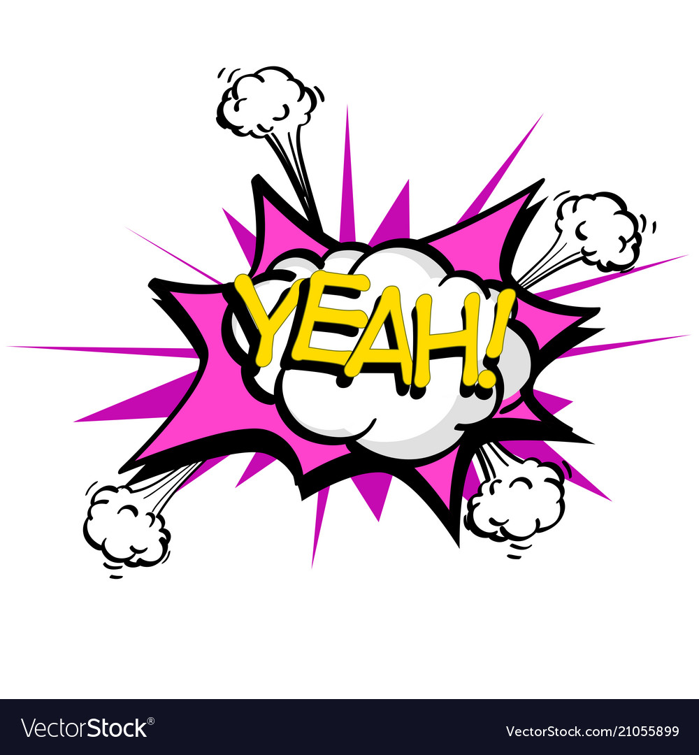 Colorful Pop Art Speech Bubbles & Explosions