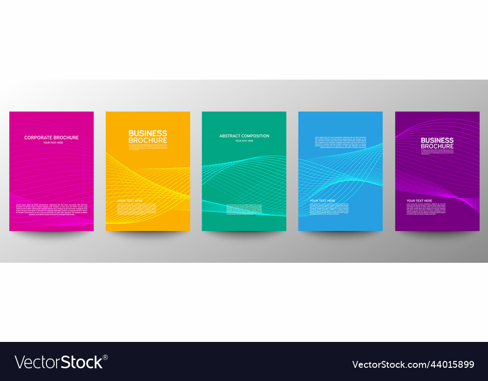 Cover geometric minimal set abstract line pattern vector image Cover geometric minimal set abstract line pattern