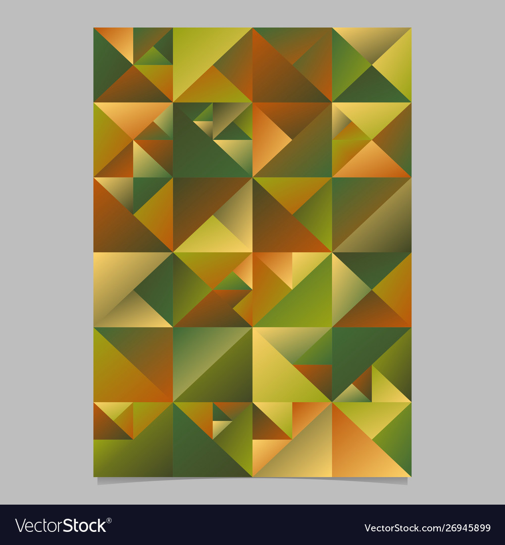 Multicolored abstract polygonal triangle page