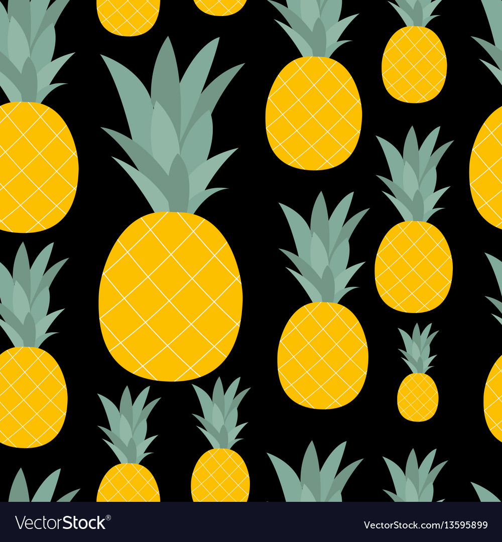 Pineapple Pattern Background