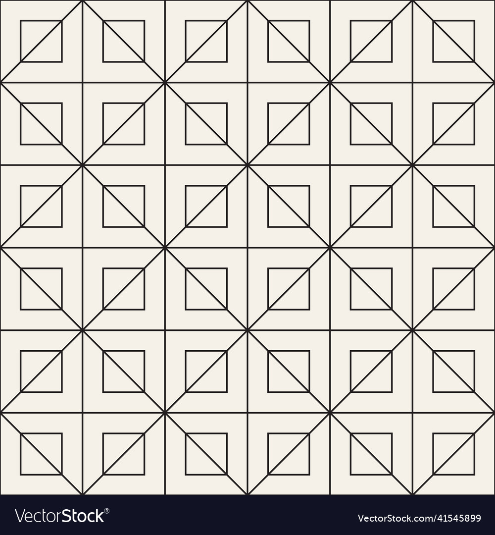 Seamless pattern repeating geometric elements