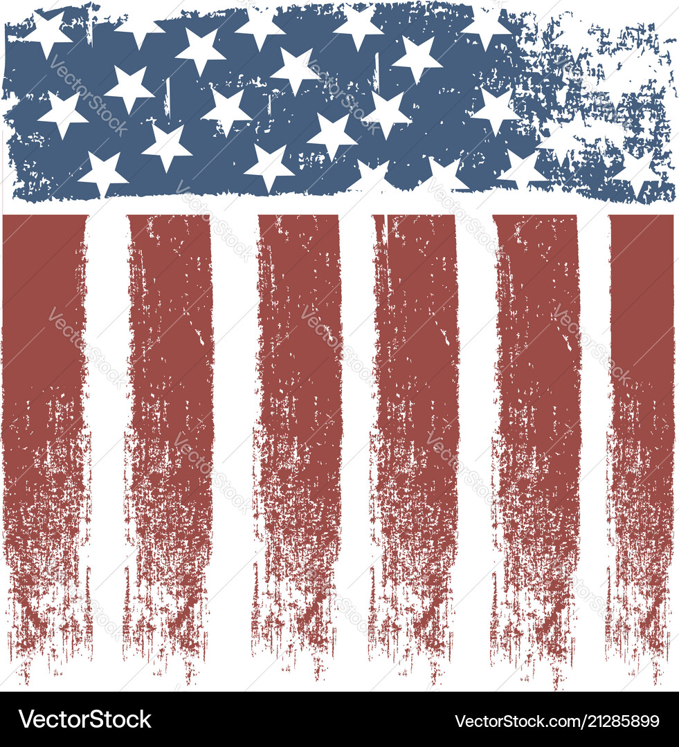 Usa stripe flag design Royalty Free Vector Image