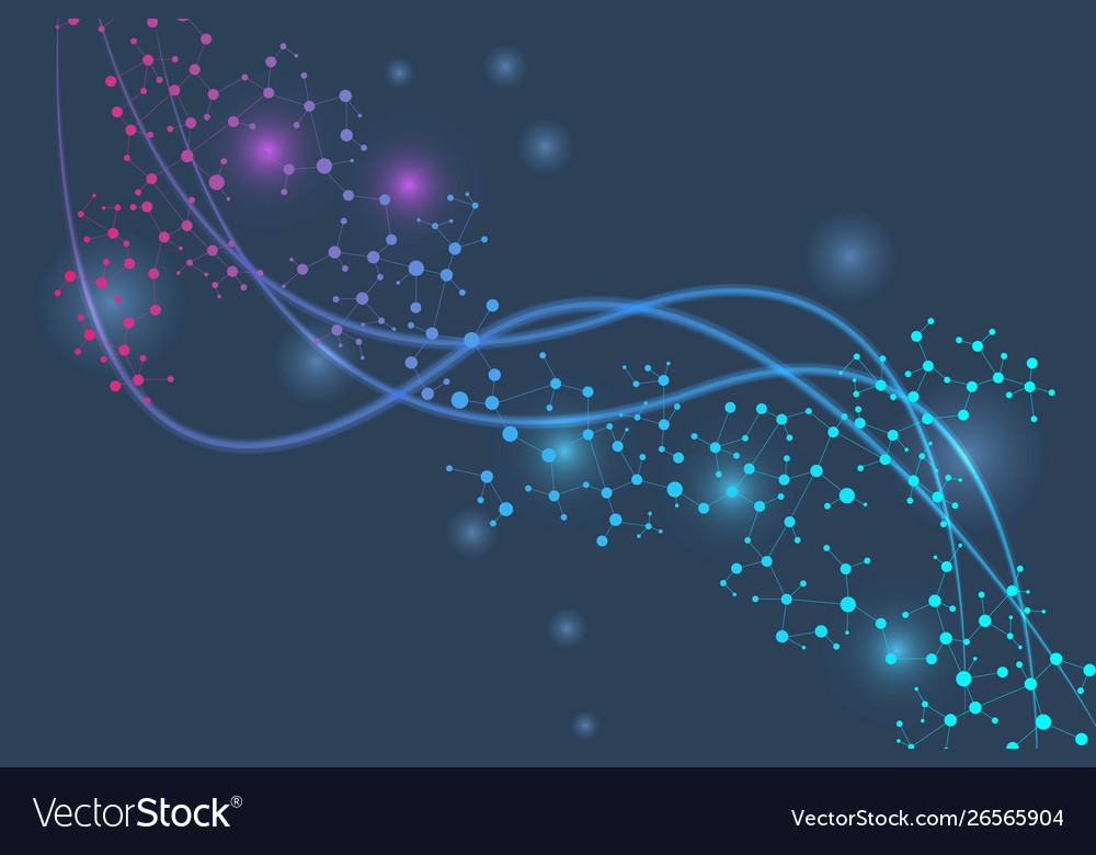 Big data visualization background modern