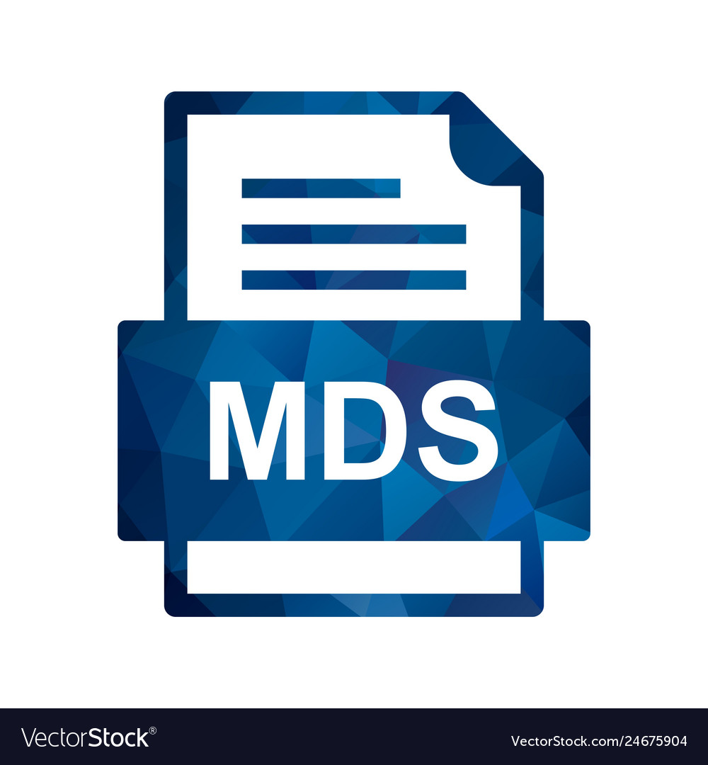 Mds file document icon