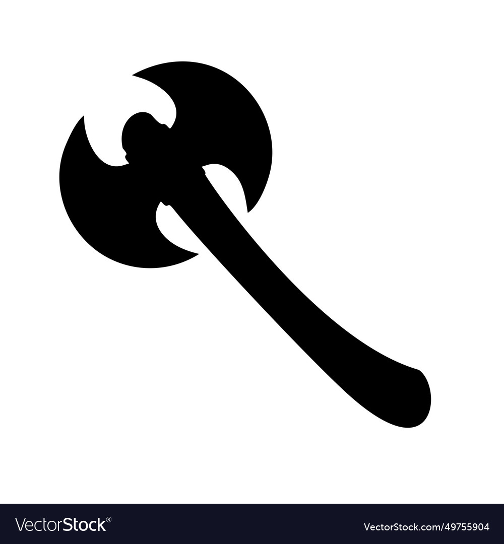 Medieval double edged axe image
