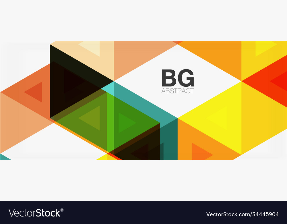 Mosaic triangle pattern abstract background vector image Mosaic triangle pattern abstract background