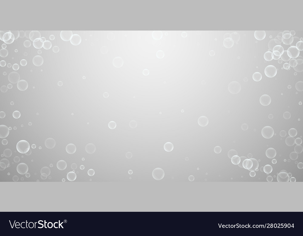 Random soap bubbles abstract background blowing b