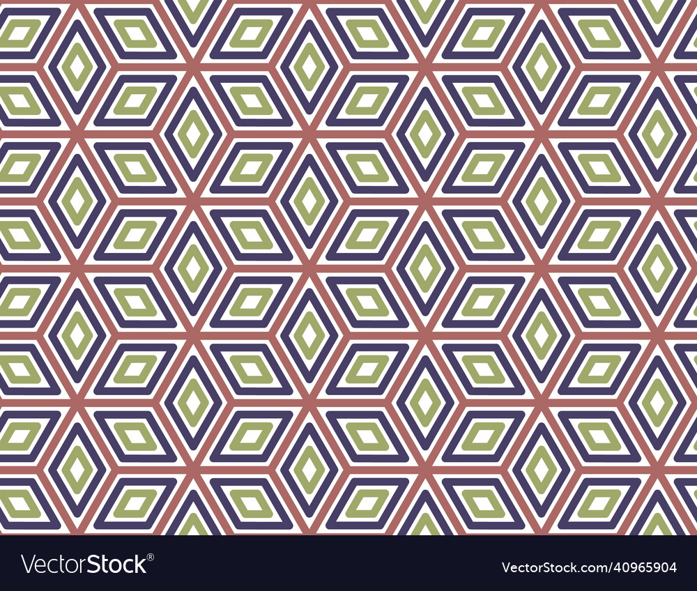 Seamless hexagonal pattern