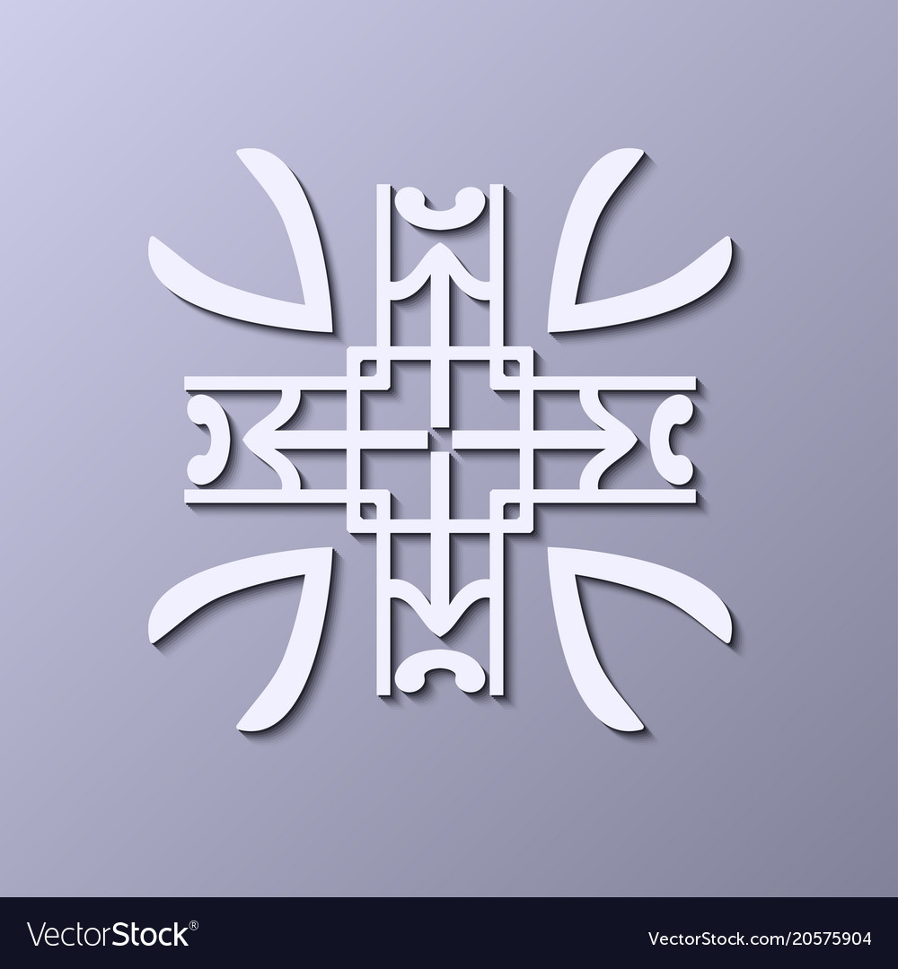 Vintage ornamental logo
