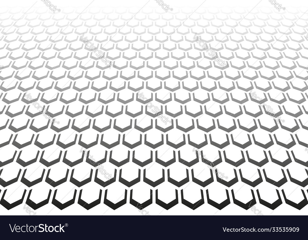 Abstract hexagons pattern