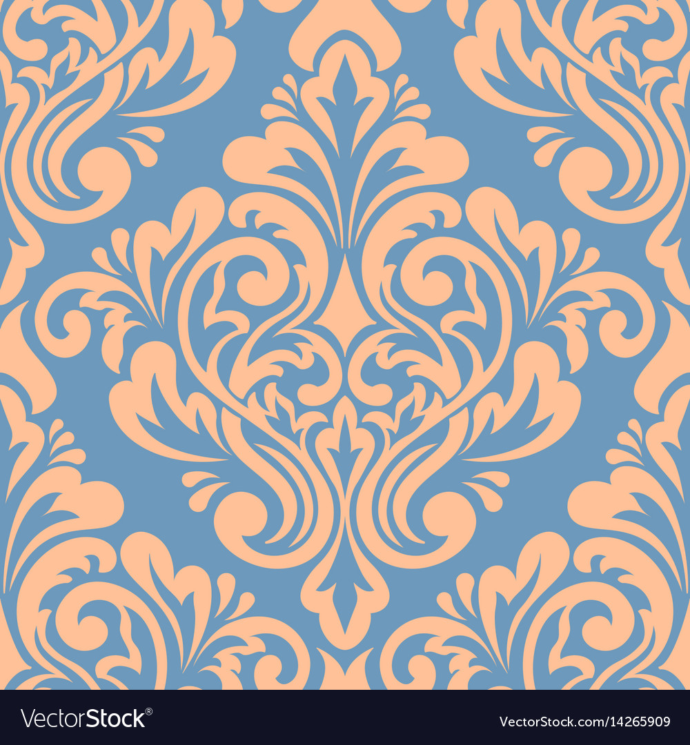 Damask seamless pattern element classical luxury