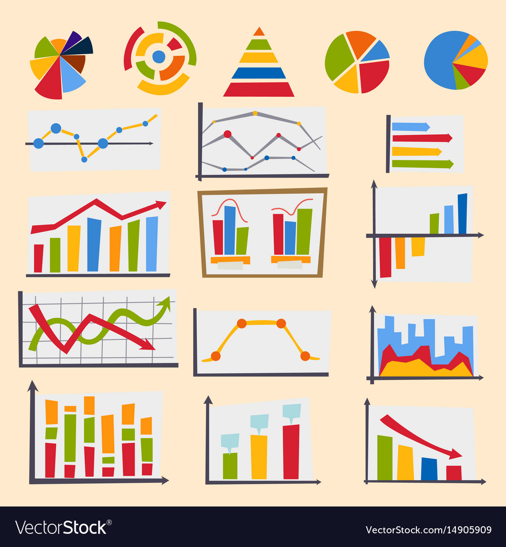 Design diagram chart elements Royalty Free Vector Image