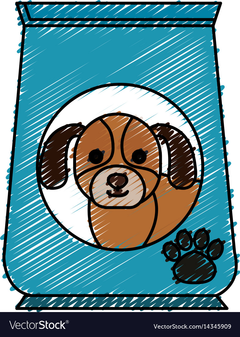 Dog food bag icon