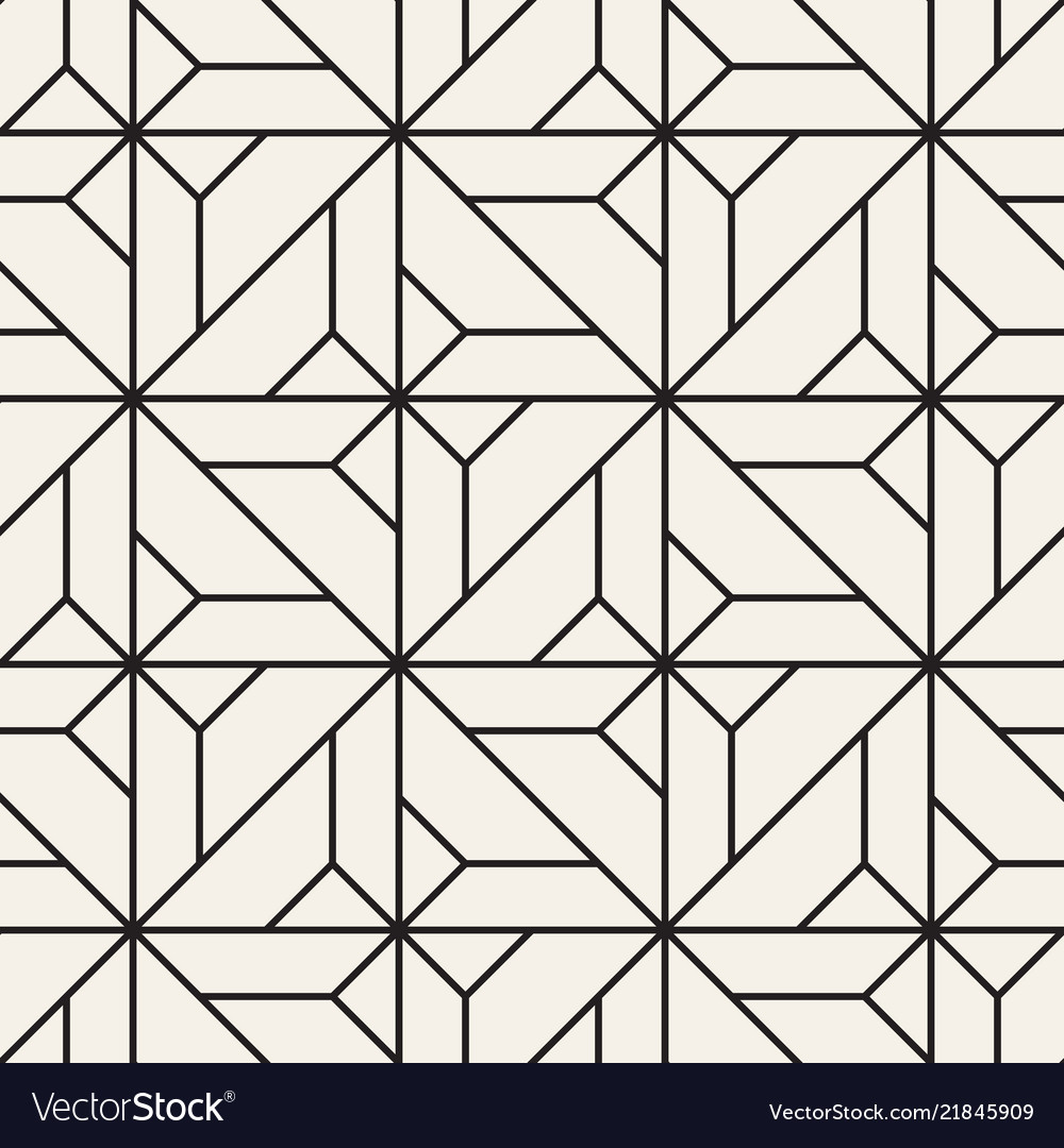 Geometric Line Tiling Pattern