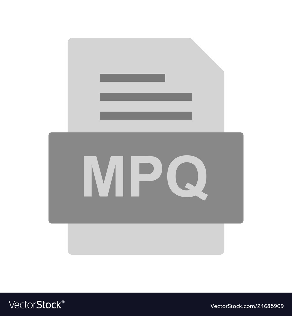 Mpq file document icon