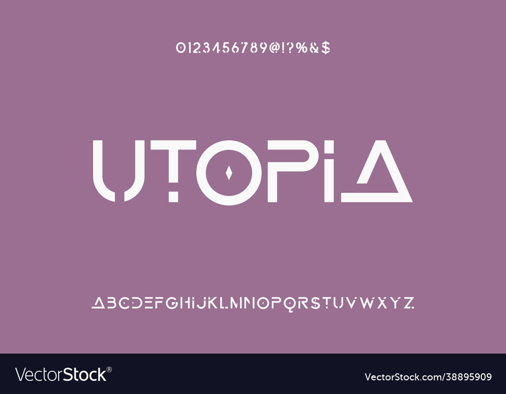Pink Minimal Alphabet Font