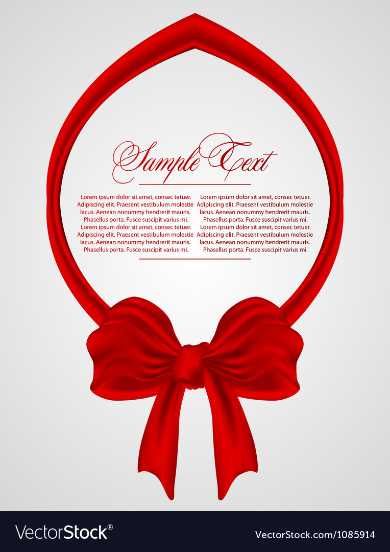 Abstract background with bow