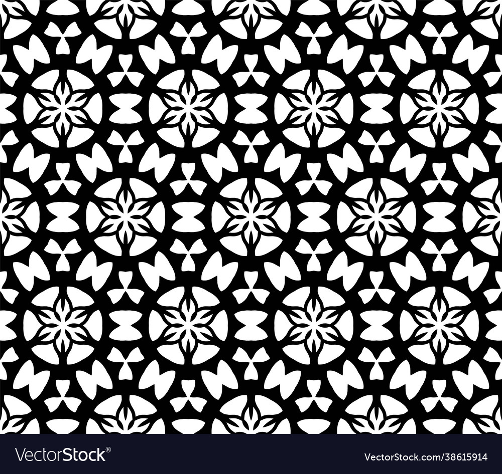 Abstract seamless pattern with decorative motif Vector Image Abstract seamless pattern with decorative motif