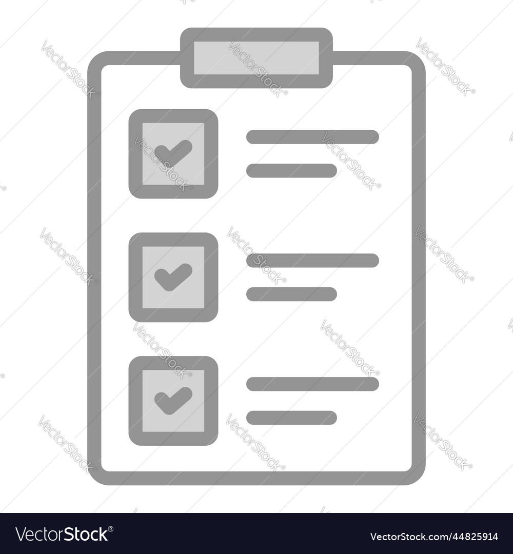 Clipboard icon user interface as a simple sign