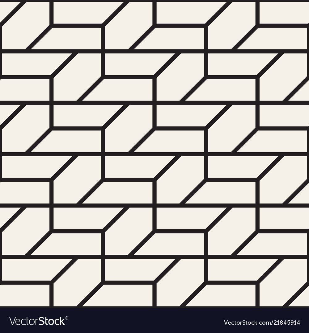 Geometric Line Tiling Pattern