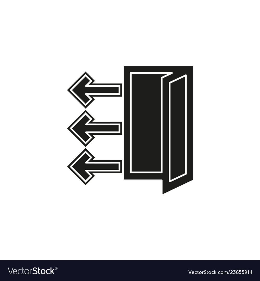 Logout icon - exit sign or register button