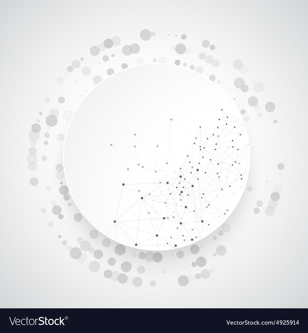 Network background abstract polygon