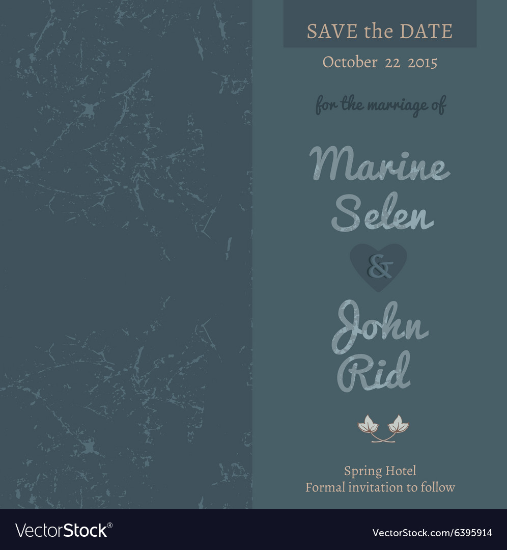 Save the date