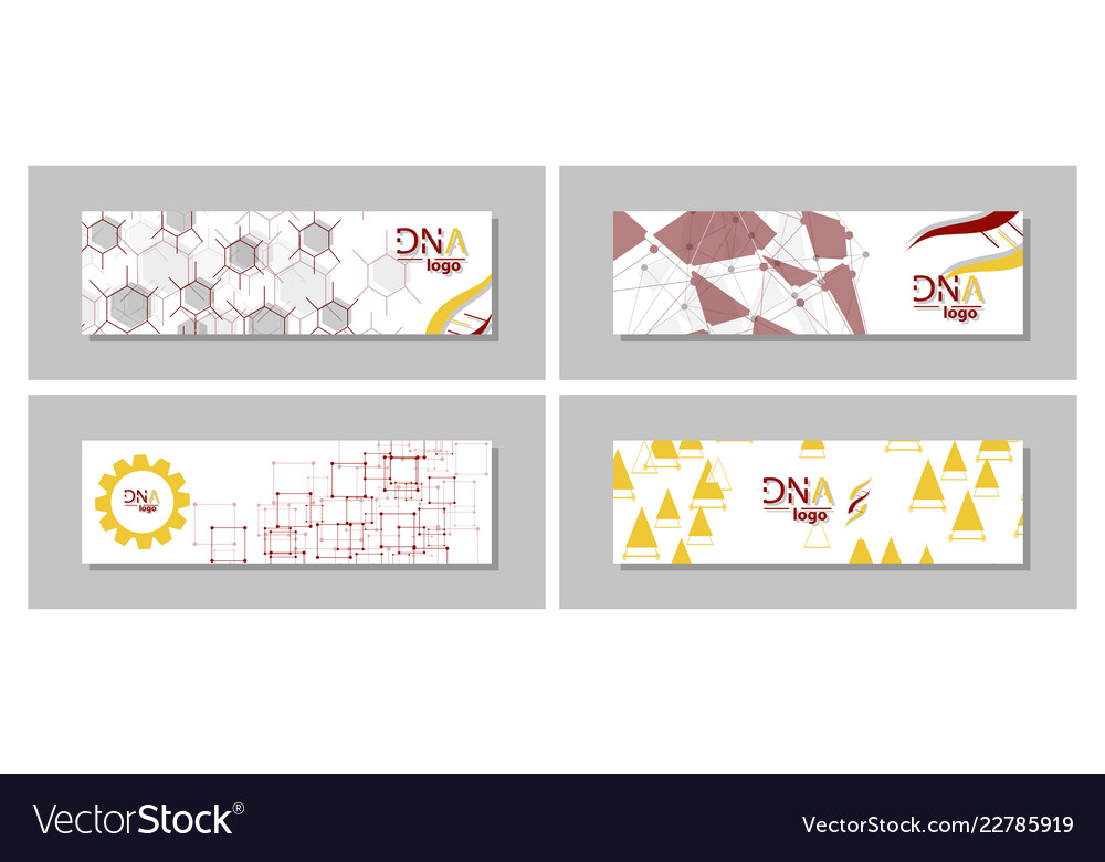 Dna molecule brochure template flyer layout