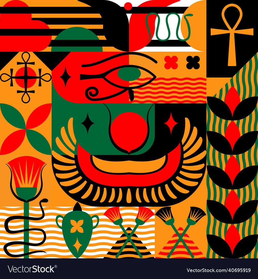 Geometric abstract pattern