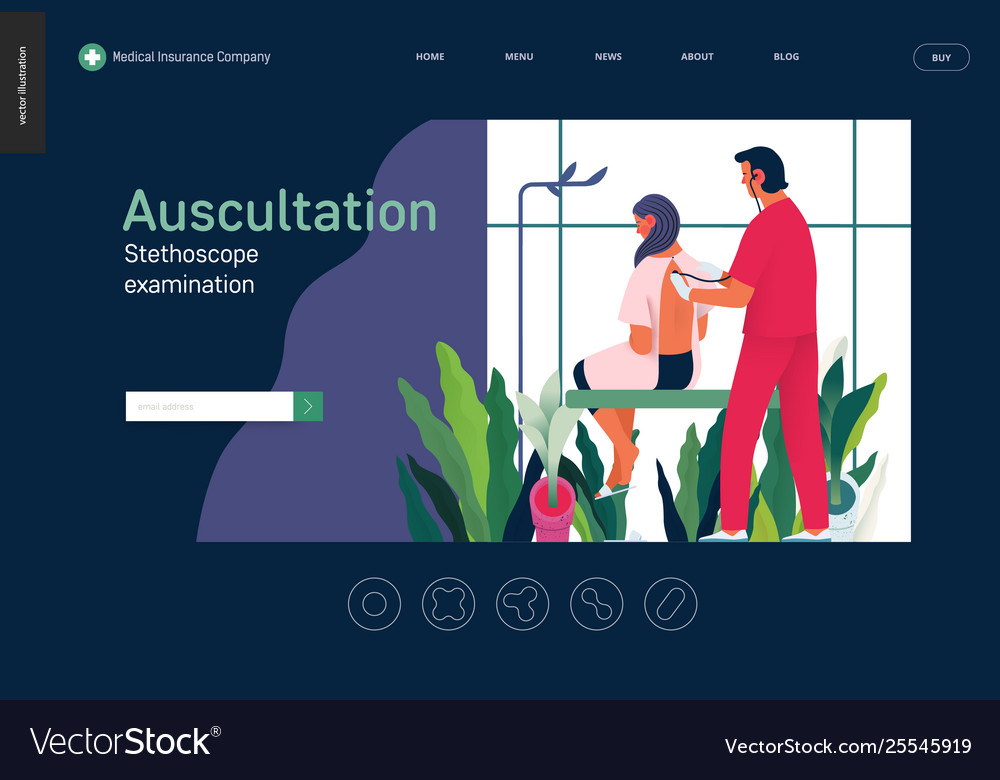 Medical tests template - auscultation