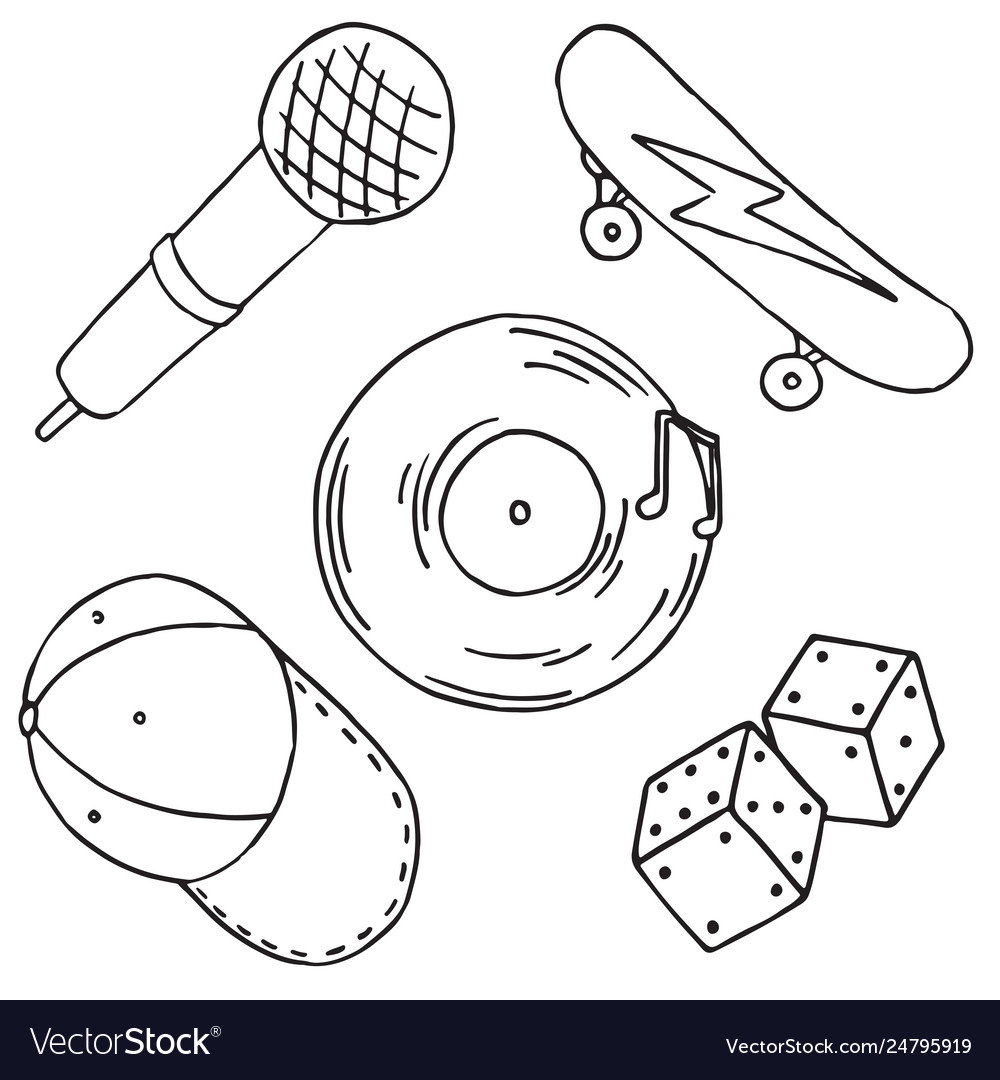 Patch set on white background vector image Patch set on white background