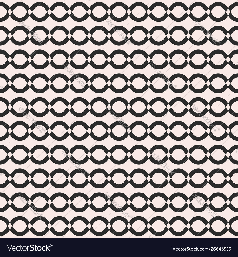 Seamless pattern simple geometric texture chains vector image Seamless pattern simple geometric texture chains