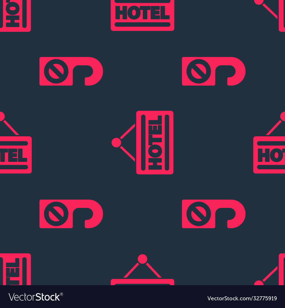 Set please do not disturb and signboard with text Vector Image Set please do not disturb and signboard with text